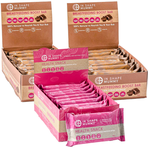 3 x boxes of In Shape Mummy Snack Bars (30 Snacks)