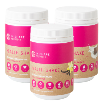 3 Pack - In Shape Mummy Health Shake for Breastfeeding Mums